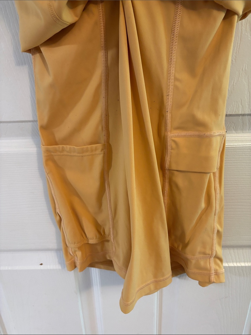 Yellow athletic dress with built in shorts - Picture 4 of 4